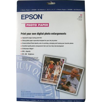 Фото хартия Epson A4 20л. 194гр./м2 /693308/