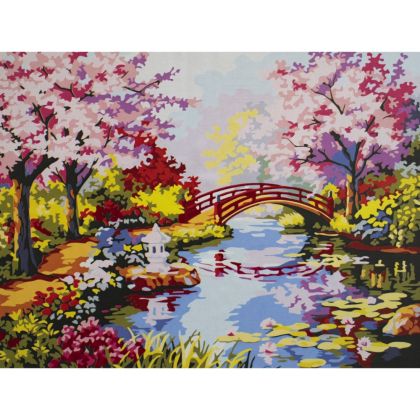 Комплект за рисуване по номера с платно 50х40 см, Модел 23 /27014623/