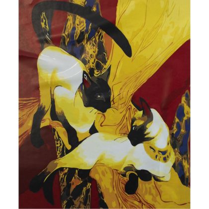 Комплект за рисуване по номера с платно 50х40 см, Модел 35 /27014635/