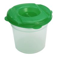 Чашка за четки за рисуване, 7 x Ф8.5 см, Комплект с капачка и тапа /150099/