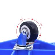 Количка за групови занимания MAXIMA, 53х40хH8 см, С 4 колела и дръжки /500954/