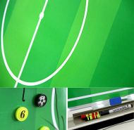 Тактическа треньорска дъска за футбол на стойка MAXIMA, 100х70 см, H126–199 см /200850/