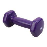 Гира 1 кг MAXIMA, С винилово покритие, Лилава /20020502/