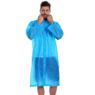 Дъждобран с ръкави и качулка MAXIMA, Син /60041005/