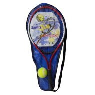 Ракета за тенис на корт MAXIMA, Детска, 53 см, 21 инча, Комплект с калъф и топка, Червена /20032302/