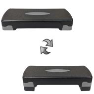 Стъпало за аеробика MAXIMA, 68 х 29 х H10 или 15 см, Черен със сив /91044002/