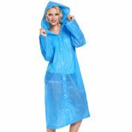 Дъждобран с ръкави и качулка MAXIMA, Син /60041005/