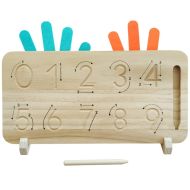 Дървена дъска за смятане с пръсти, Образователна играчка за броене /150867/