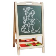 Магнитна дъска MAXIMA, 88 см, Двустранна, с 55 букви на кирилица /150860/