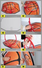 Баскетболно табло с кош MAXIMA, 80х61 см, Дизайн 1 /20095601/