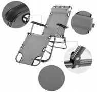 Сгъваем стол, шезлонг, легло 3 в 1 MAXIMA, 153 см, Дизайн 4 /60020704/