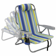 Сгъваем нисък стол, шезлонг за плаж и къмпинг MAXIMA, Дизайн 1 /60025401/