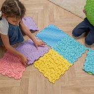 Модулен сензорен килим ORTHO PUZZLE, 6 части 30х30 см, Микс първи стъпки /270149/