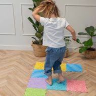 Модулен сензорен килим ORTHO PUZZLE, 6 части 30х30 см, Микс първи стъпки /270149/