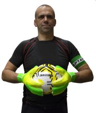 Goalkeeper gloves MAXIMA, size 10 /40054103/