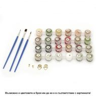Комплект за рисуване по номера с платно 50х40 см, Модел 35 /27014635/