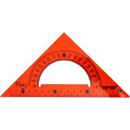 Flexible triangle with protractor TIPTOP, 17 cm /150518/