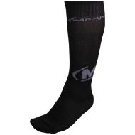 Football socks - knee socks MAXIMA, size 36-40, Black /42060005/