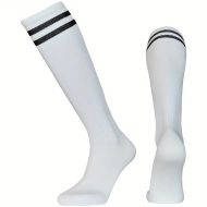Football socks (knee socks) MAXIMA, men’s, size 38-44, White /42060701/