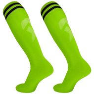 Football socks (knee socks) MAXIMA, junior, size 32-37, Electric Green /42060602/