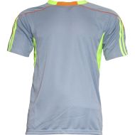 Football / volleyball / handball kit, jersey with shorts - Grey with Electric Green and Orange, MAXIMA, L /40011901/