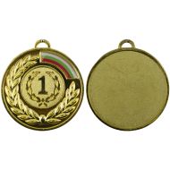 Medal MAXIMA, 6.5 cm, for first place, with tricolor ribbon /00015401/