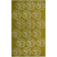 Garment decoration roses with shiny stones /490907/