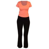 Sports set, Orange blouse with black pants, size XL /40044504/