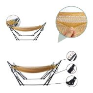Hammock with metal stand MAXIMA, 260x75xh100 cm, up to 100 kg /600234/