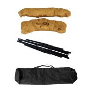 Hammock with metal stand MAXIMA, 260x75xh100 cm, up to 100 kg /600234/