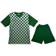 Football / Volleyball / Handball kit (shirt and shorts) MAXIMA, Green with White, size 2XL /40064004N/