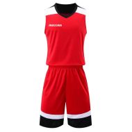 Basketball kit MAXIMA, Red with Black and White, size 30 /40024401/