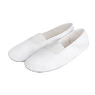 Gymnastics canvas slippers MAXIMA, White, size 42 /40070320/
