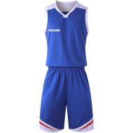 Basketball kit MAXIMA, Blue with White and Red, size 30 /40024101/