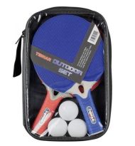 Table tennis rackets TIBHAR OUTDOOR set of 2 with 3 balls /900326/