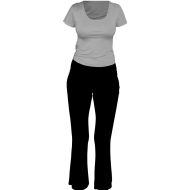 Sports set, Gray blouse with black pants, size L /40044505/