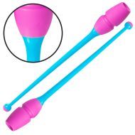 Clubs for rhythmic gymnastics MAXIMA, 45.5 cm, 180 g, connectable, design 6 /30095306N/