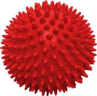 Massage ball MAXIMA, 70 mm, dense with spikes, Red /31068006/