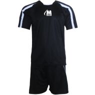 Football / volleyball / handball kit, jersey with shorts - Black with White, MAXIMA, 2XL /40018001/