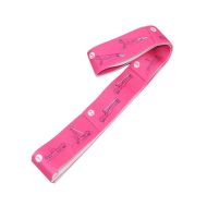 Pilates band MAXIMA, pink, 8-level, textile /31046301/