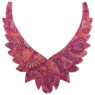 Garment decoration necklace with stones /490902/