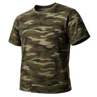 Cotton T-shirt with camouflage print /400606/