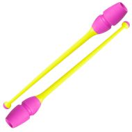 Clubs for rhythmic gymnastics MAXIMA, 45.5 cm, 180 g, connectable, design 7 /30095307N/