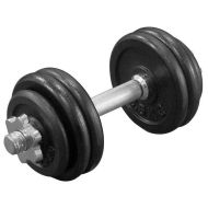 Dumbbell ORION 15 kg with black discs /910501/