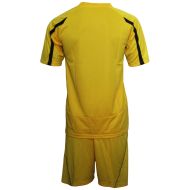 Football / volleyball / handball kit, jersey with shorts - Yellow with Black, MAXIMA, XL /40018102/