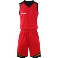 Basketball kit MAXIMA, Red with Black and Yellow, size 30 /40023901/