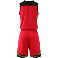 Basketball kit MAXIMA, Red with Black and Yellow, size 30 /40023901/