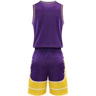 Basketball kit MAXIMA, Purple with Yellow and White, size 30 /40023801/