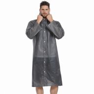 Raincoat with sleeves and hood MAXIMA, Grey /60041007/