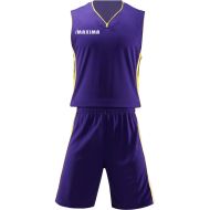Basketball kit MAXIMA, Purple with Yellow, size XL /40024206/
